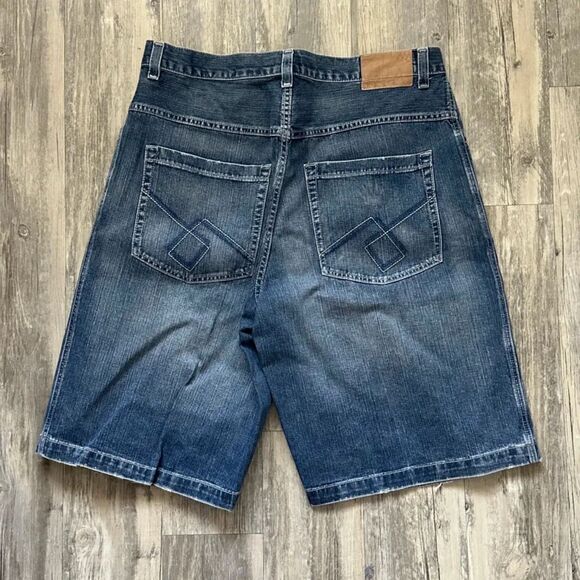Vintage JCO Premium Baggy Jean Shorts Jorts Size 38 Skater Wide Leg